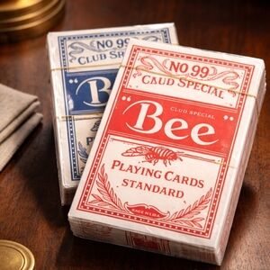 Red and Blue Playing Cards Set